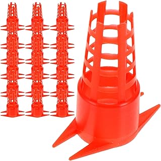 Ciieeo Cages d'Élevage de Reines en Plastique Résistant – 20 Pièces Pointe Acérée, Utilisation Agricole et Apiculture pour Apiculteurs Débutants et Professionnels