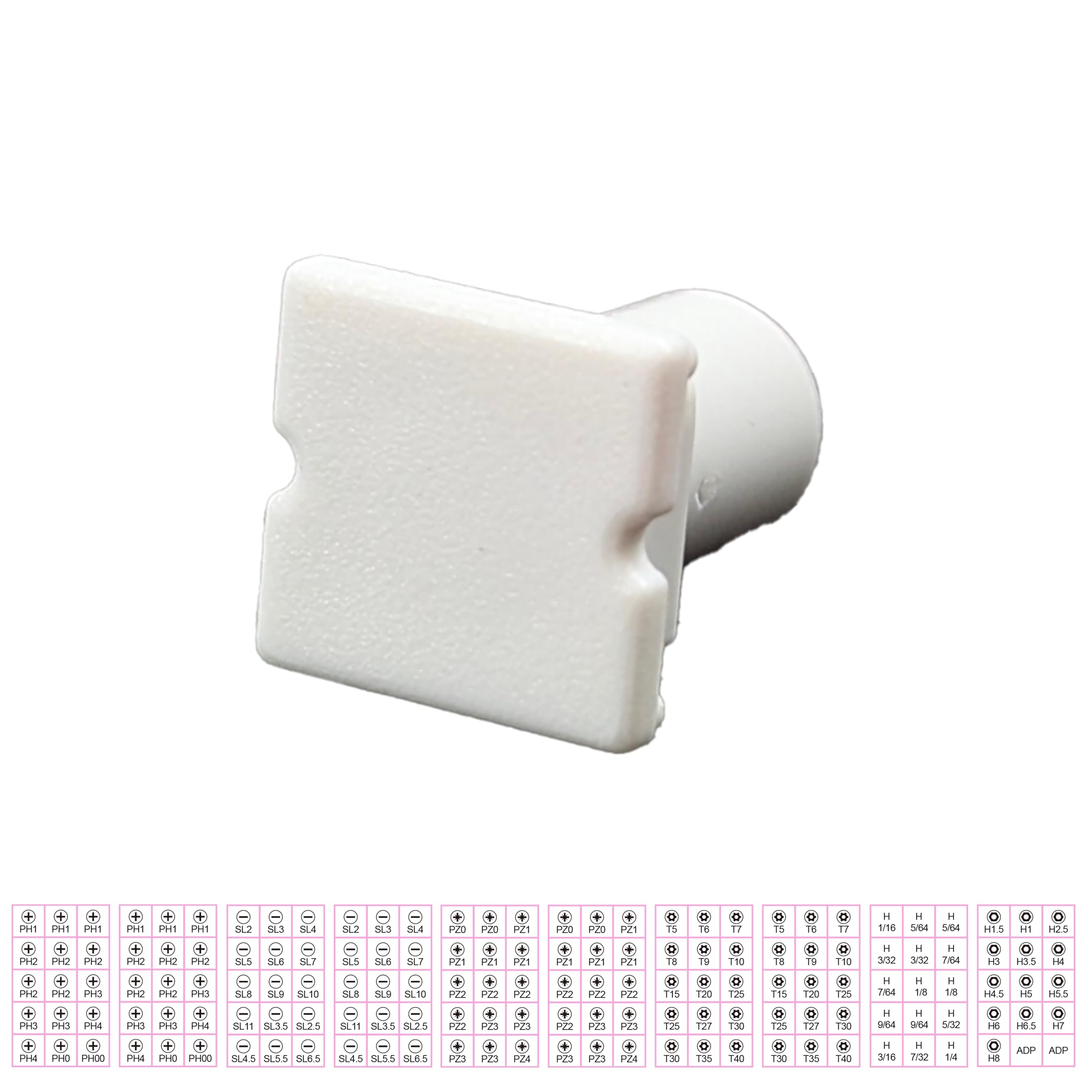 FREE ZONE - 60-Piece Size Indicator