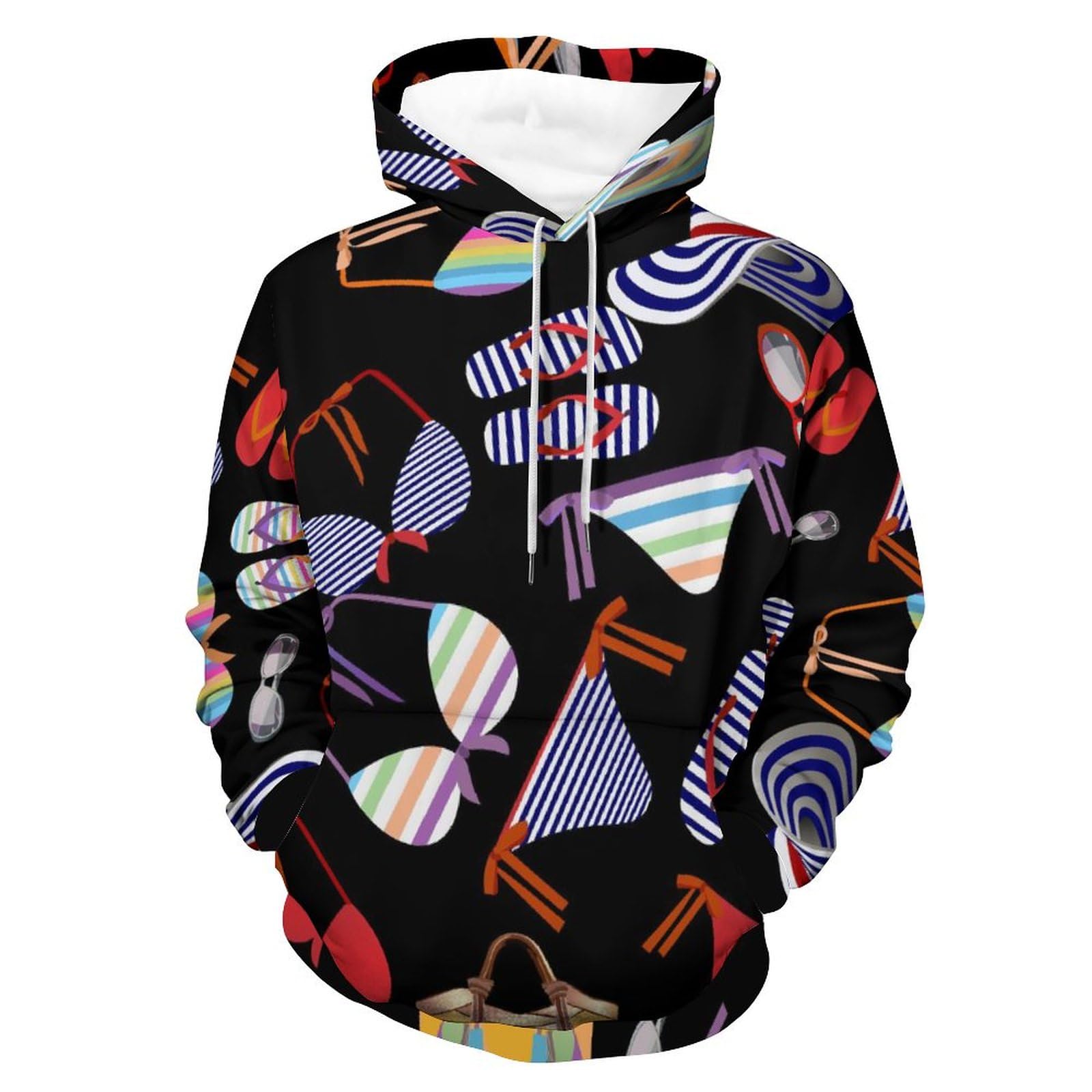 Hoody sweatshirt pull homme femme manche longue sweat à capuche imprimé taille S - 8