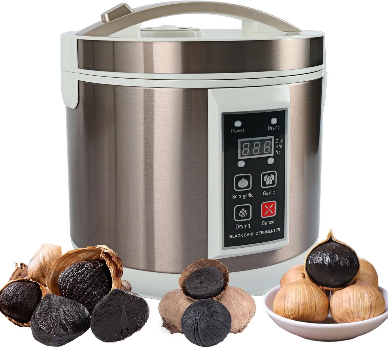 Homend 5L Black Garlic Fermenter Full Automatic Intelligent Control Garlics Maker Multiple Clove Garlic DIY Cooker
