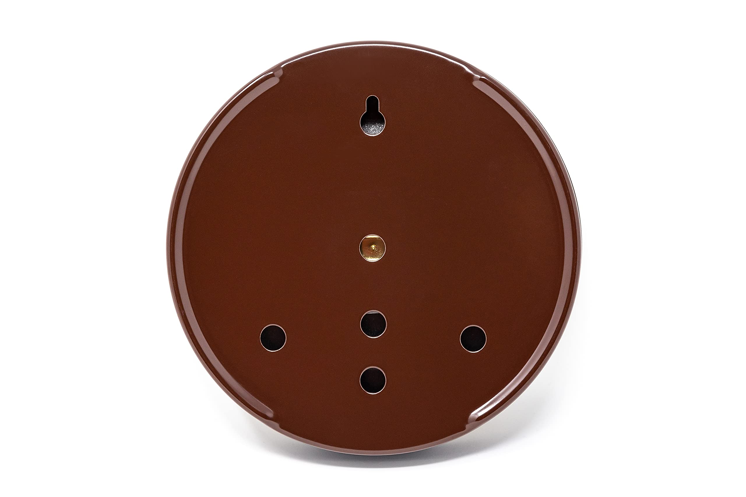 ZILLER Hygrometer synthetic, Serie Retro, Gehäuse Braun, Ziffernblatt Creme, Durchmesser 10cm, Made in Germany
