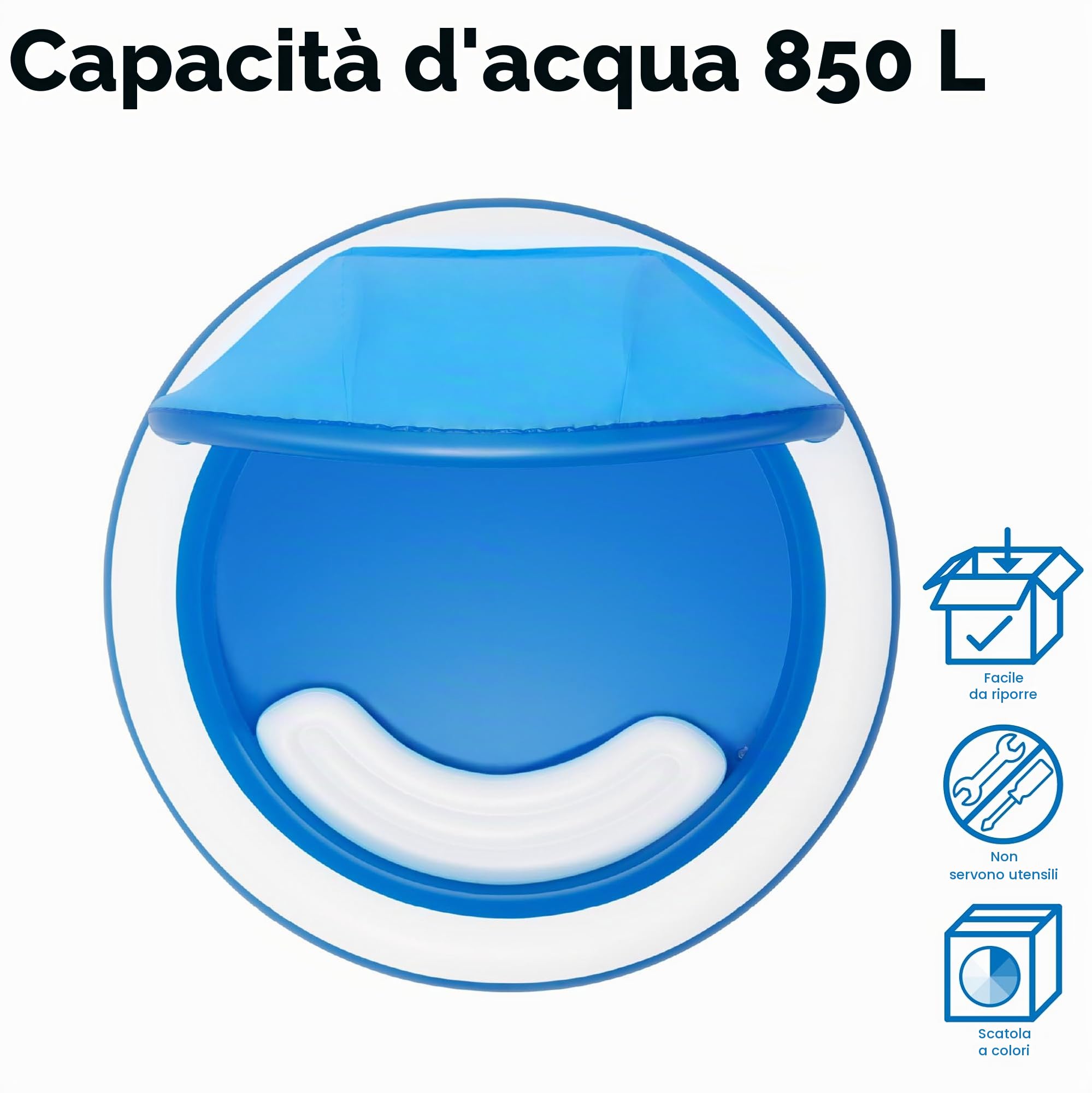 Bestway 54337 Piscinetta Gonfiabile Giorni d'Estate, 6 Anni+