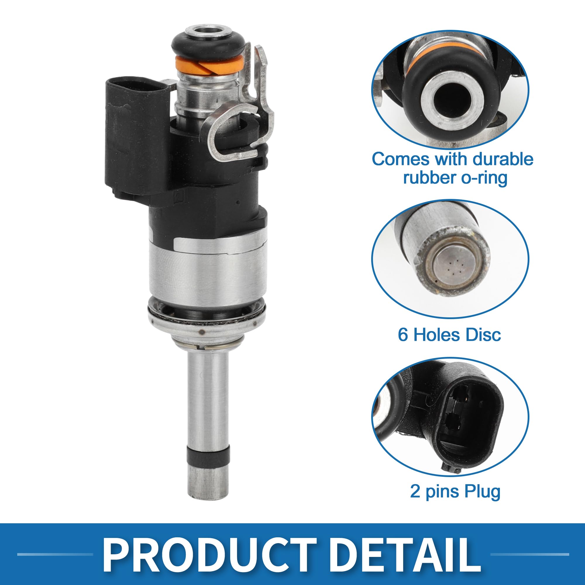 A ABSOPRO Iniettore Carburante Per Ford Focus Mk3 1.5 EcoBoost 14+ 1pc