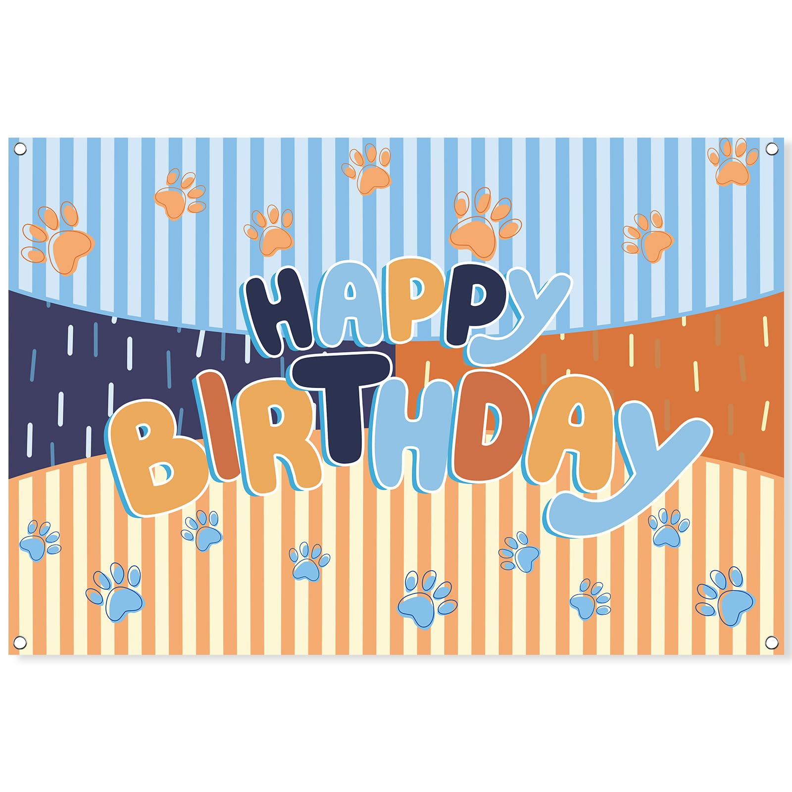 Toile De Fond Bluey 150x100cm - Décoration Fête D'anniversaire Thème Chien | Fond Photo Polyester