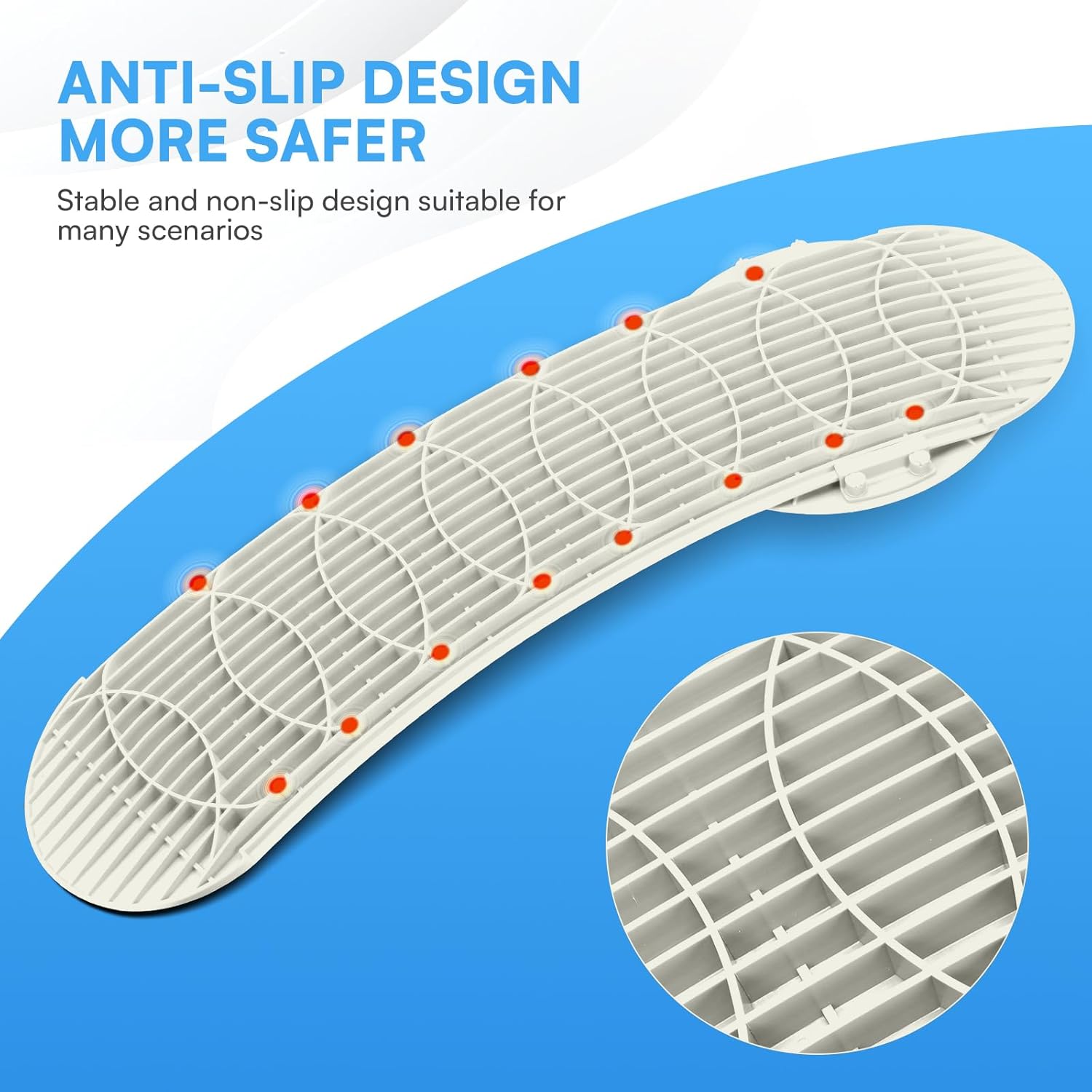 Slide Transfer Board with Turntable, Sliding Board for Smooth Pain-Free Transfers from Wheelchair to Bed Car, Non-Slip Texture for Seniors Disabled Patients, 440LBS, 33.9"L x 9.1"W, Beige