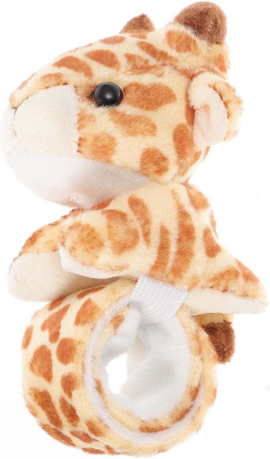 jojofuny Plush Toy Stuffed Slap Bracelets, Cartoon Jungle Animal Slap Bracelets, Stuffed Animals Band Wrist Toy for Kids Jungle Birthday Party Favor Gifts(Giraffe)