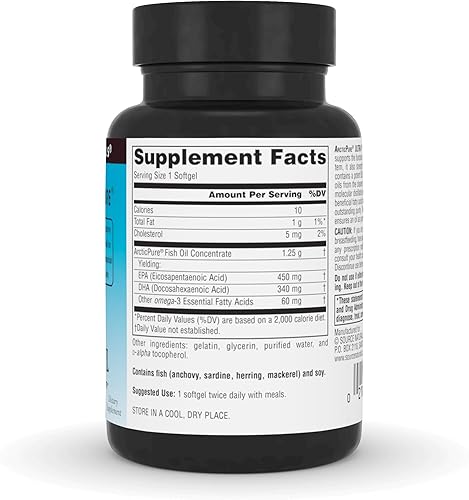 Miniatura 9 de Source Naturals ArcticPure Ultra Aceite de pescado 850mg SN2013 60 1