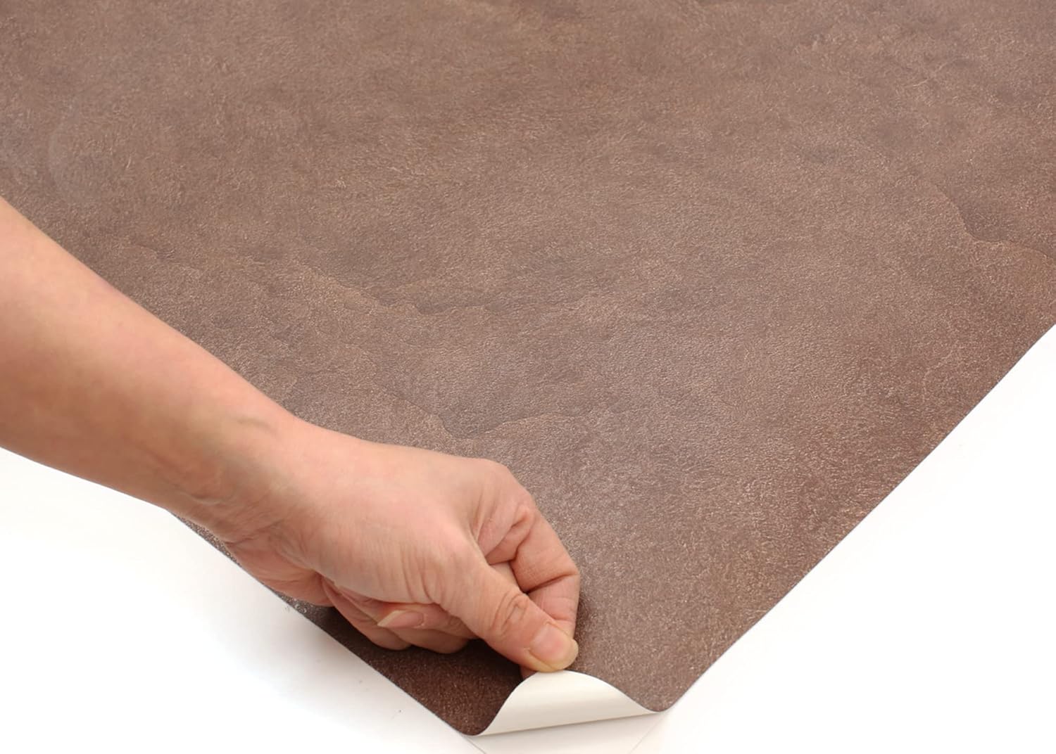 ROSEROSA Peel and Stick Faux Stone Architectural Film Self-Adhesive Vinyl Film Wallpaper Door Wrap Counter Top Border Mirror Molding Trim ST675