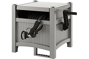 100 ft. Gray Hose Hideaway Hose Reel for Outside
