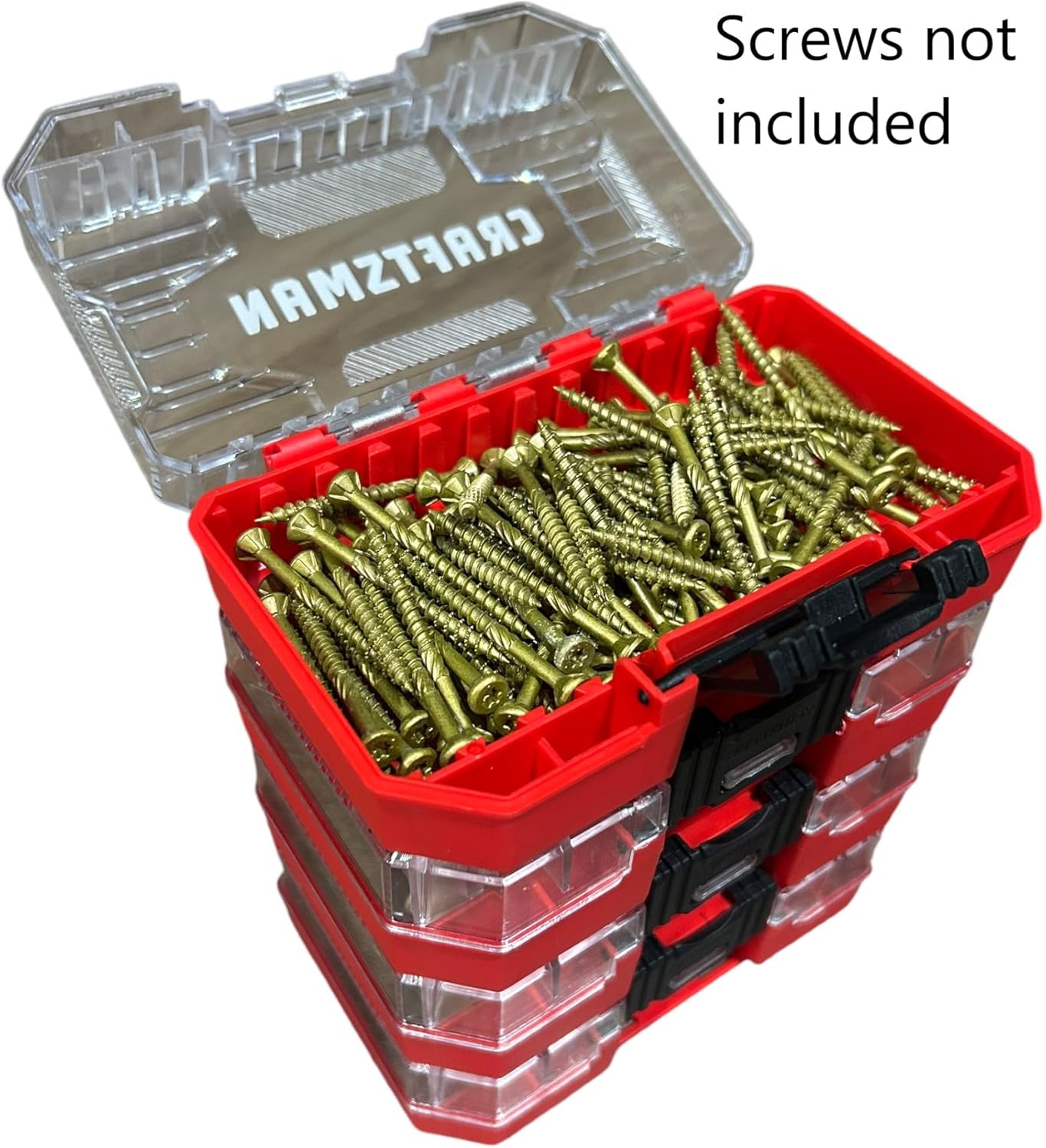 Craftsman Nano Small Versastack Compatible Stackable Plastic Storage Cases 4 Pack - Image 3