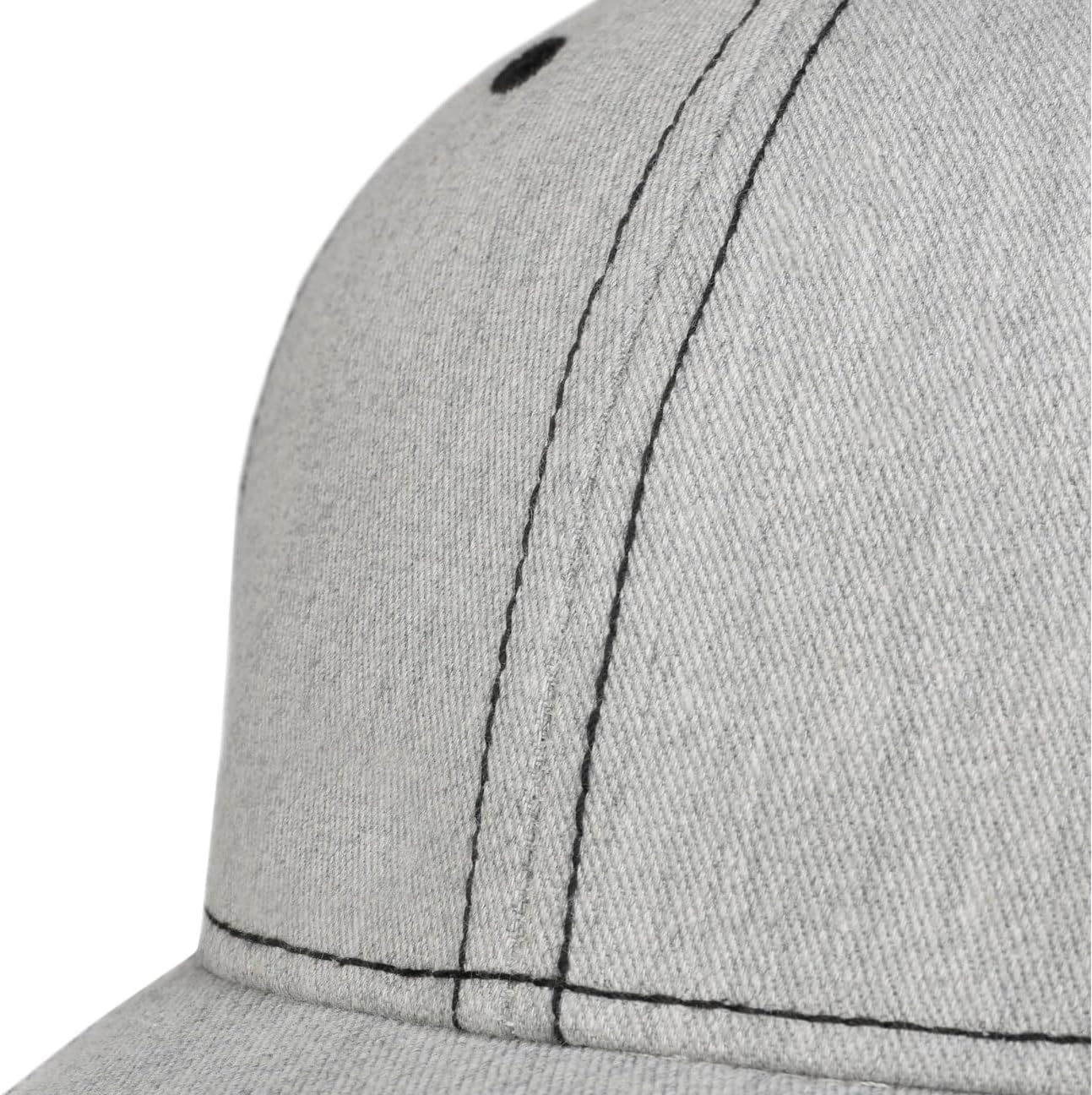 Stetson Classic Cotton Melange Baseball Cap 6 Panel UV Protection Strapback 100 Percent Cotton Unisex Summer Winter