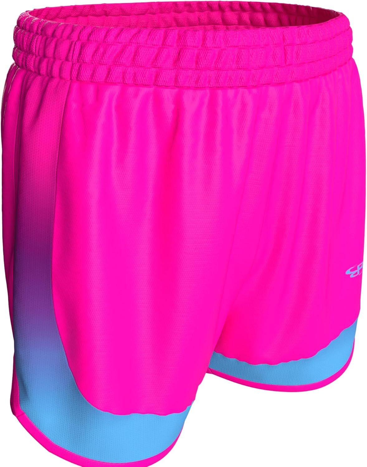 Boombah Women's Aspire Shorts, Lightweight Training Short, Mesh Panels, Brief Liner, 3" Inseam - Aurora