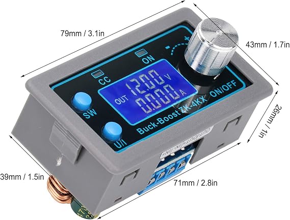 Power Supply Boost Power Supply Module DC Programmable Adjustable DIY Constant Voltage Current ZK-4KX
