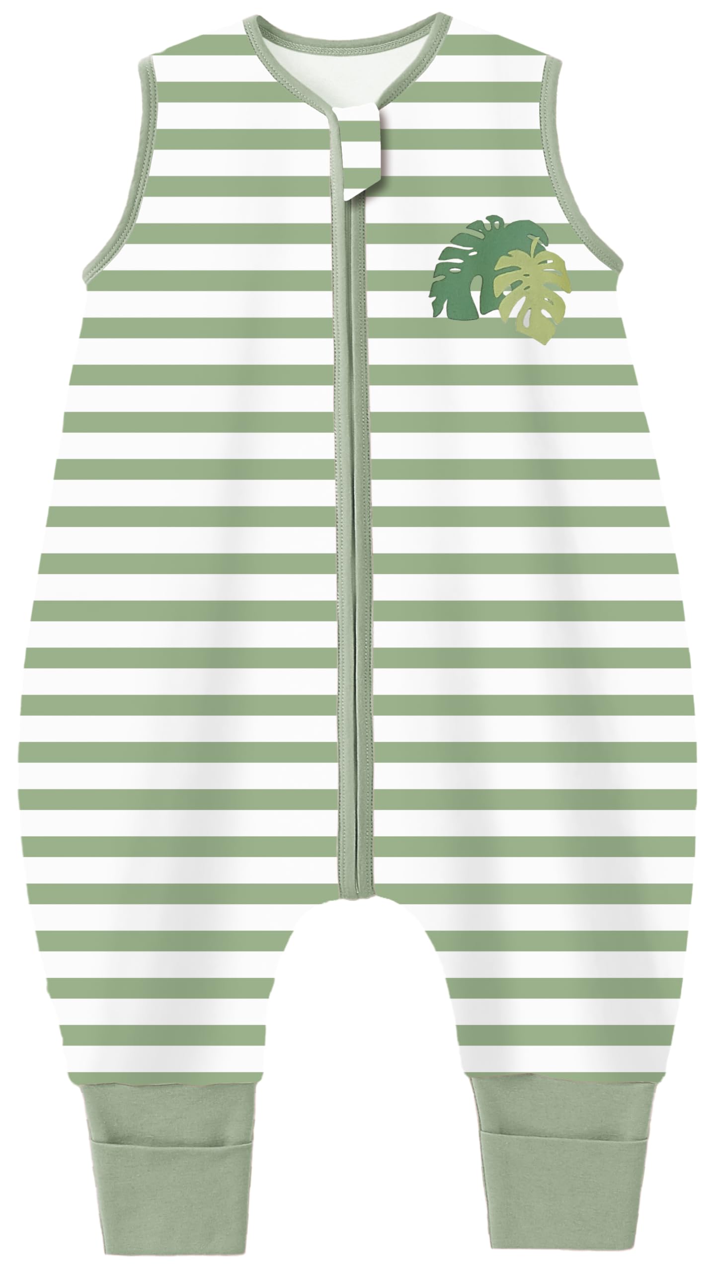 Chilsuessy Baby Schlafsack Sommer mit Füßen 0.5 Tog 100% Baumwolle Kinder Sommerschlafsack für Jungen und Mädchen