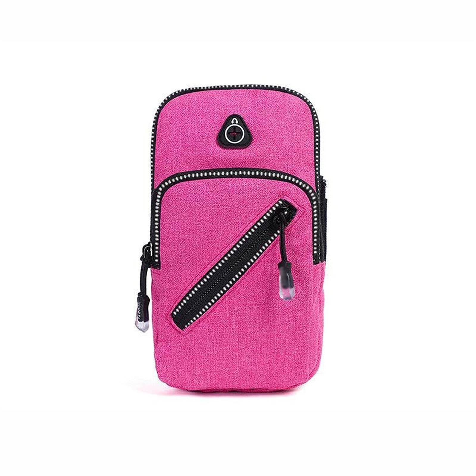 JINGYAN Brassards pour téléphones Portables Cours de Gymnase Cyclisme Sport Sport Sac à Téléphone Barreil de la Bande Barreil(Pink)