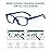 Eyekepper Vintage Eyeglasses for Men - 3 Pairs Black and 2 Pairs Blue - Spring Hinges Classic Glasses +0.00