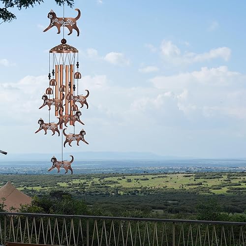 Miniatura 8 de YMXBL Campanilla de viento para exteriores, decoración de campanillas de viento de abeja, decoración de interiores, campanilla de viento de abejas