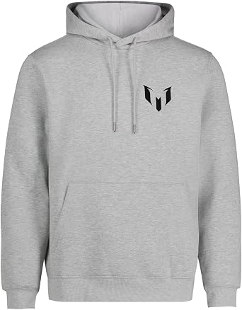 Messi Men's Back Graphic Hoodie, Pullover Sweatshirt With Drawstring, Comfortable Fit