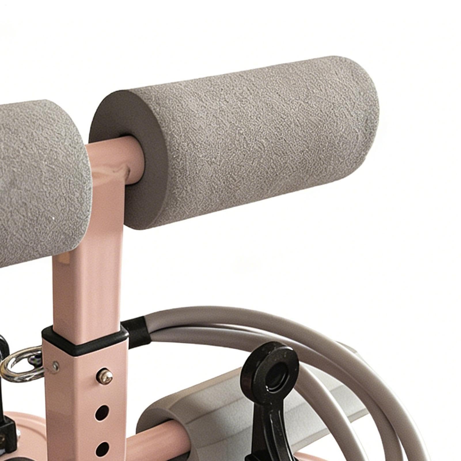 Ab Machine for Home – przenośny przyrząd do ćwiczeń, antypoślizgowy sprzęt z przyssawką z ergonomicznym podparciem, trenażer spalania tłuszczu z fitness wewnątrz i na zewnątrz, maszyna do treningu