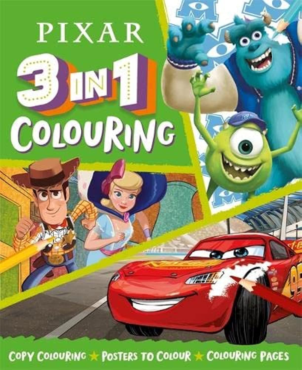 Igloo Books Ltd Pixar: 3 in 1 Colouring