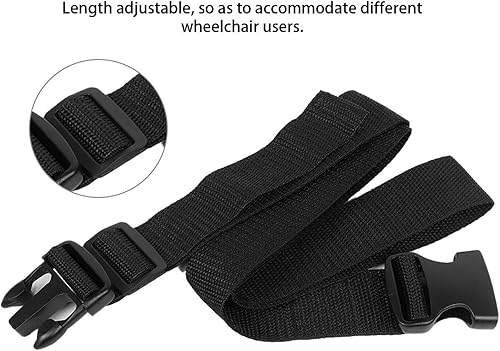 Miniatura 3 de Cinturón de seguridad universal para silla de ruedas, arnés de seguridad ajustable para silla de ruedas, correas de sujeción para pacientes, arnés