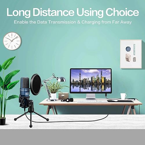 Miniatura 6 de USB2-A-MB-25ST, cable USB 2.0 A a Mini B de 5 pines USB de 25 pies