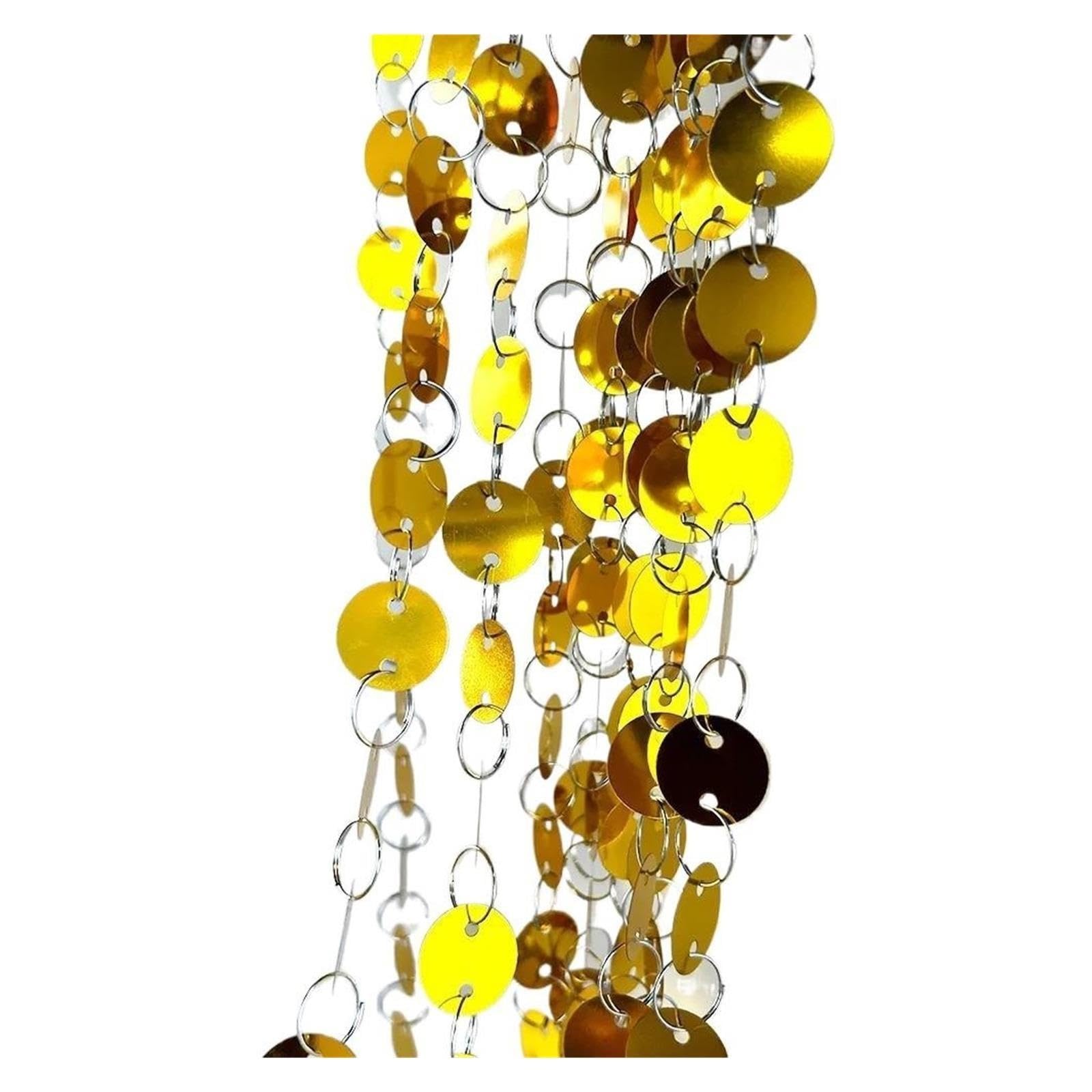 Mur de Fond Gland Paillettes Rideau Perles