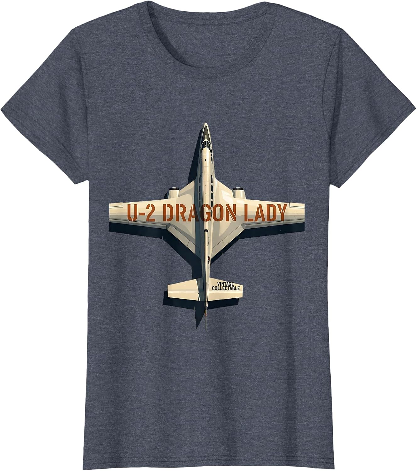 U-2 Dragon Lady Vintage Collectable Design T-Shirt image 5