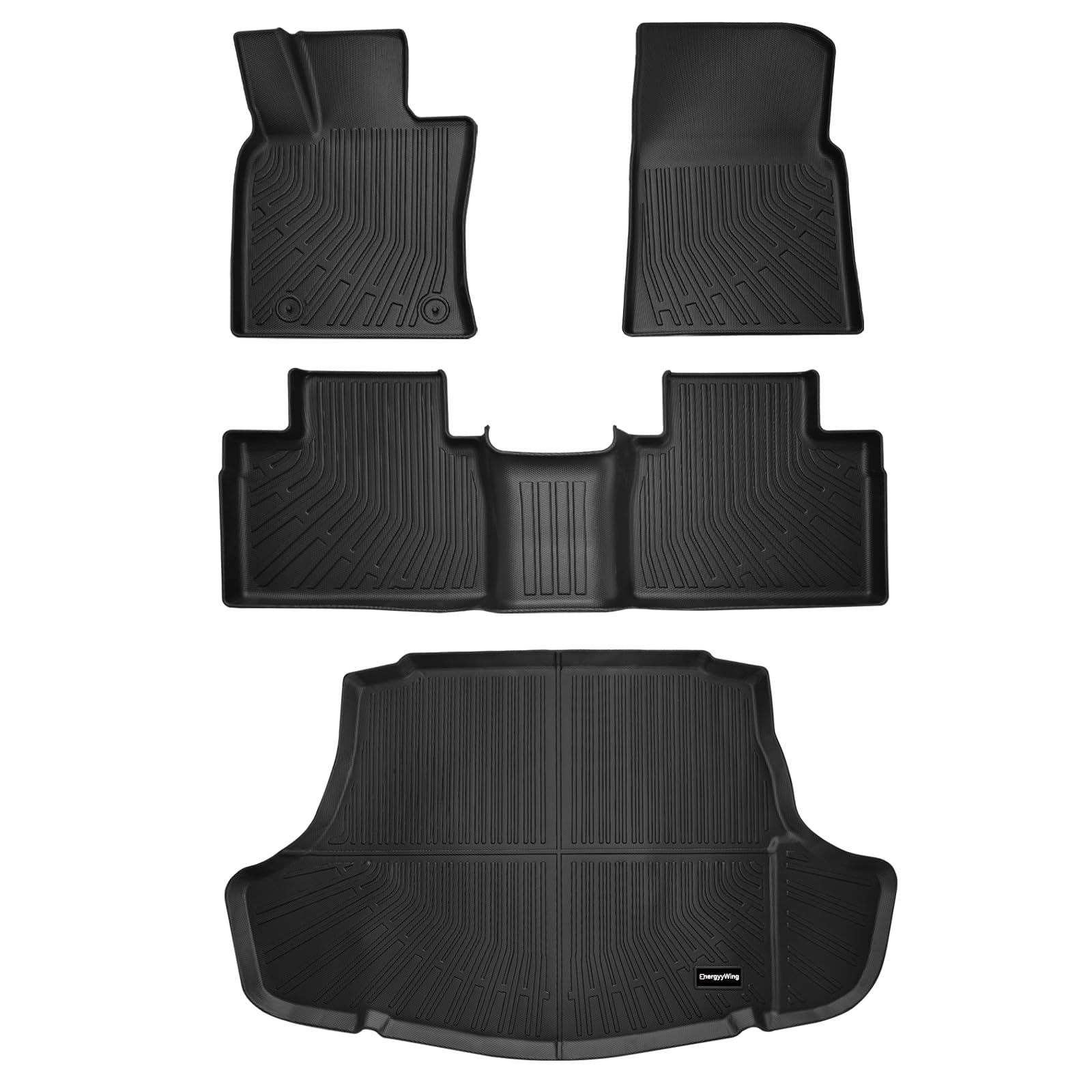 Sponsored Ad - TPE All-Weather Car Floor Mats for 2025 2026 Toyota Camry & Camry Hybrid - Waterproof, Anti-Slip - Rubber Full Set Automotive Floor Liners & Trunk Mat for Toyota Camry 2026 Accessories, Black