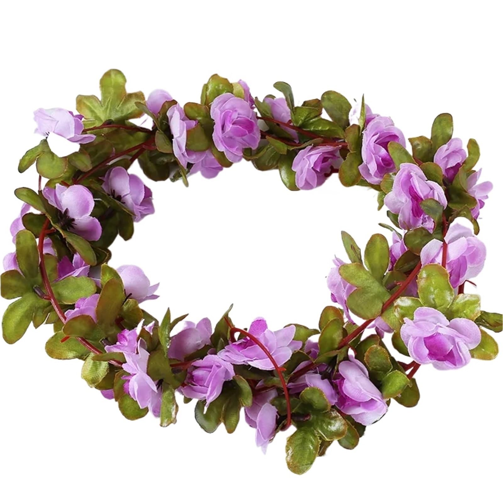 LXLAEOANG Artificial Flowers Silk Artificial Flowers Garland Rose Vine Hanging Wedding Home Garden Wall Christmas Decoration Arch Fake Plant Garlands