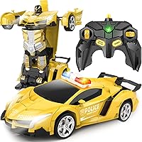 Vista 14 de Transform - Coche de juguete a control remoto para niños de 4 a 8 años, auto a control remoto para niños de 4 a 7 años, autos transformables