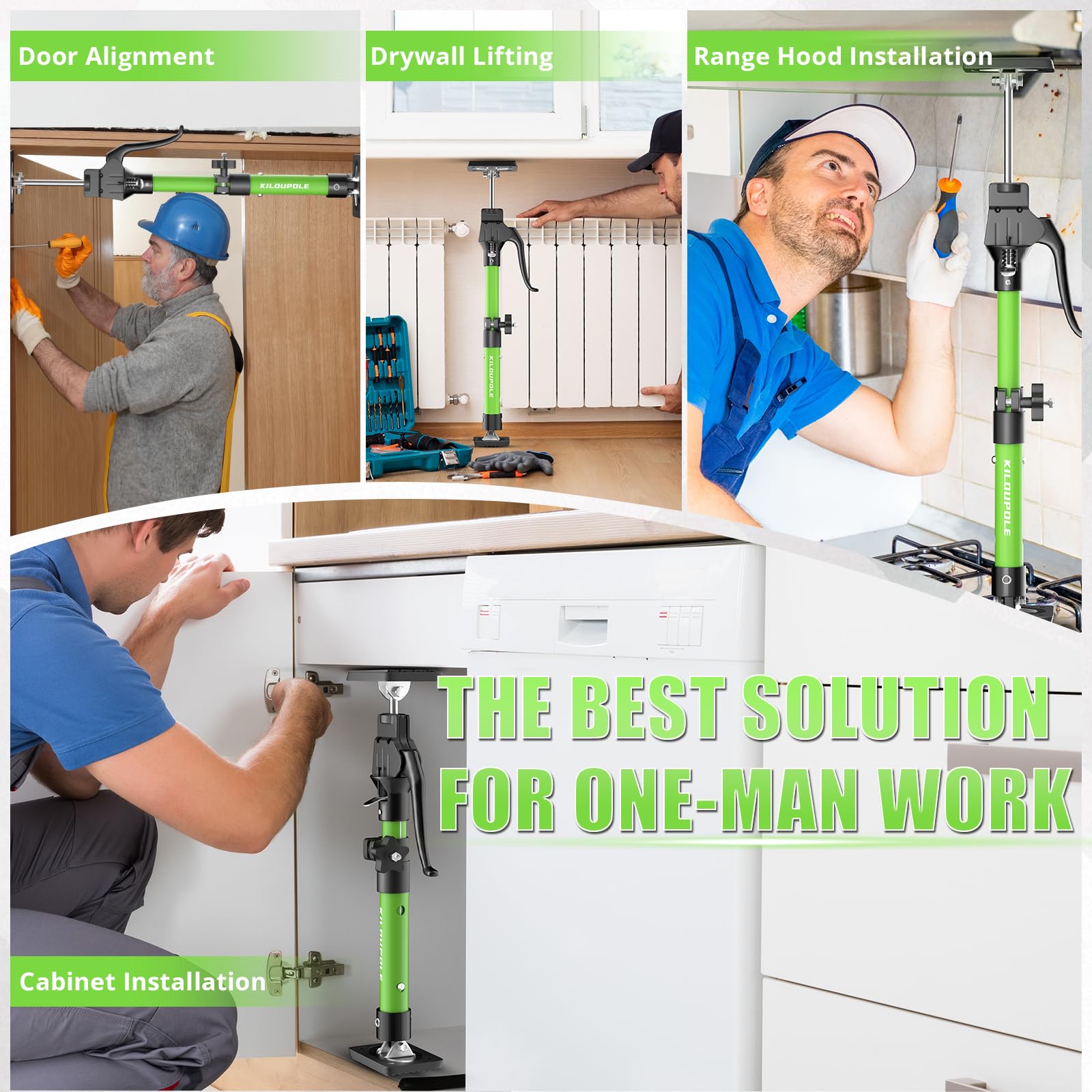 KILOUPOLE Herramienta de soporte ajustable, 15.8-23.6 pulgadas, 2 unidades