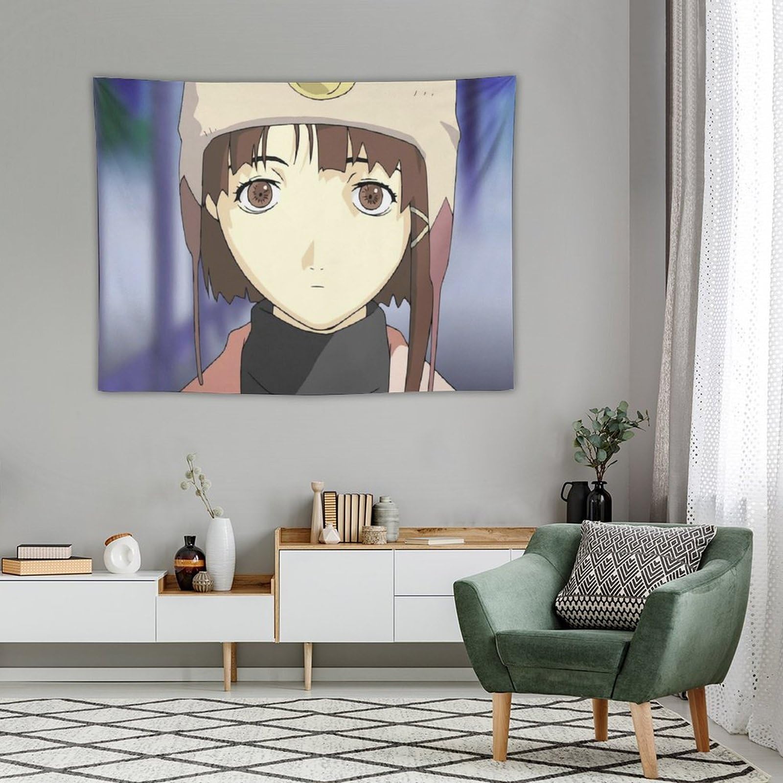 Amazon.com: Serial Experiments Lain Anime Lain Iwakura Poster (90