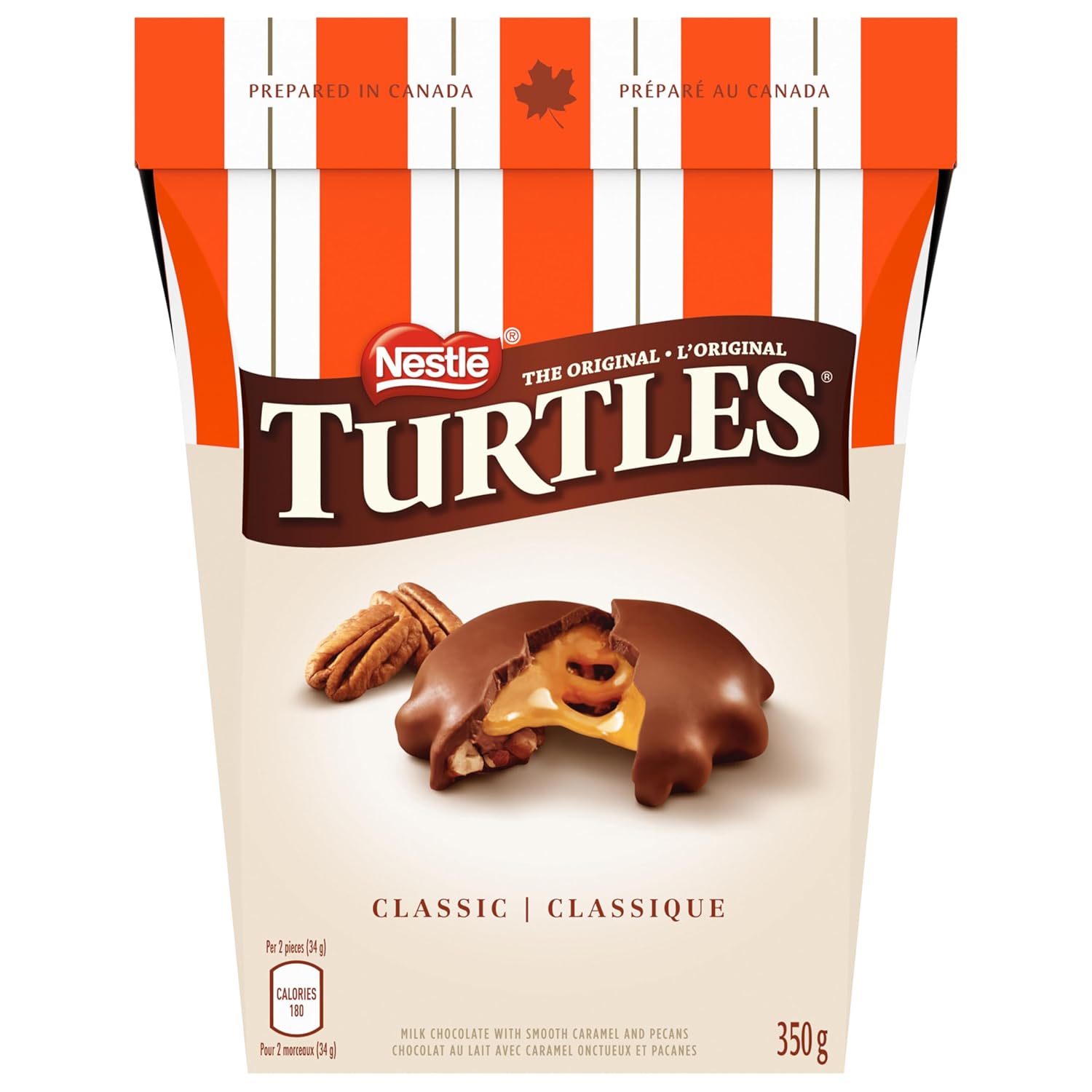 TURTLES Classic Recipe Holiday Gift Chocolates, 350 g