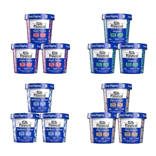 Miniatura 8 de Folk Revival Maple Walnut Keto Instant 'Oatmeal' - 0.71 oz de proteína, 0.71 oz de carbohidratos netos, alto en fibra, sin OMG, sin gluten, hecho