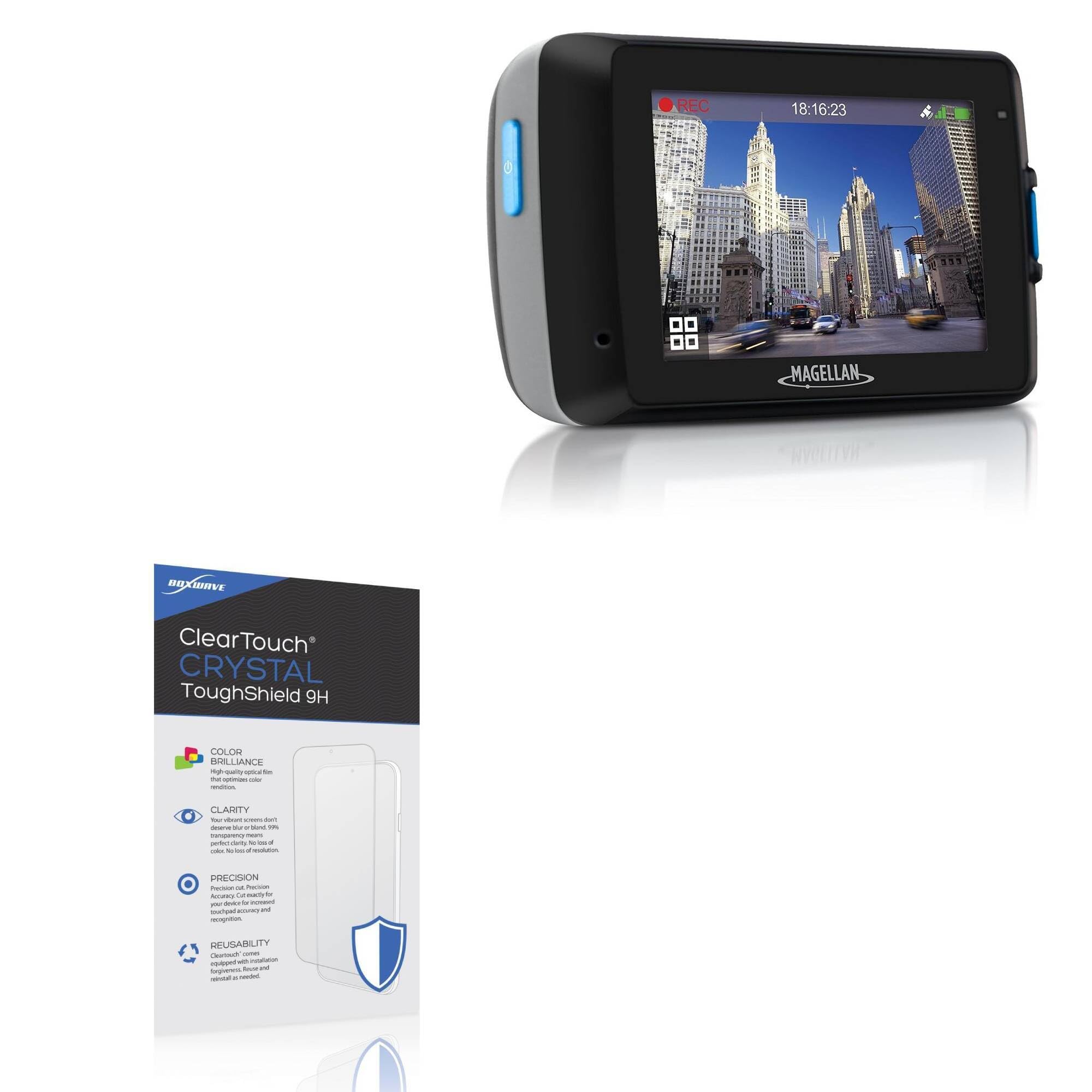 BoxWave Screen Protector Compatible With Magellan MiVue 638 - ClearTouch Crystal ToughShield 9H (2-Pack), Clear 9H Tough Flexible Film Screen Protector