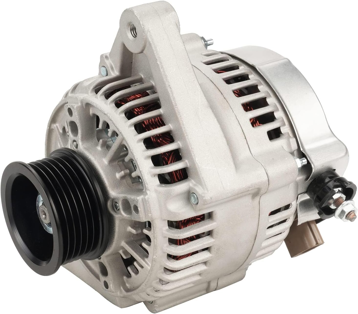 KAC Alternator 80Amp Replacement for Toyota 2003-2008 Corolla, Matrix Base/XR, for Pontiac Vibe 2000-2005 Celica GT, MR2 Spyder 80 Amp,Automotive Replacement Alternators OEM# 13878N,AND0261,334-1413