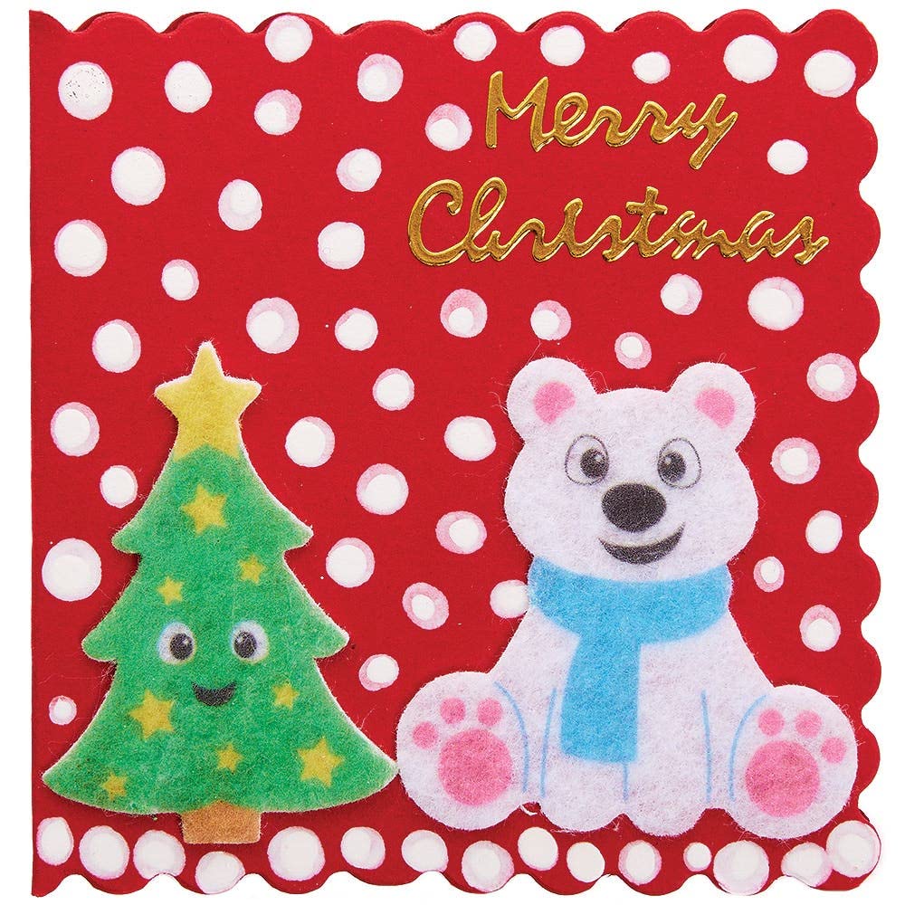 Baker Ross FX380 Christmas Felt Stickers - Pack of 80, Christmas Stickers for Children Scrapbooking and Decorating - Image 4
