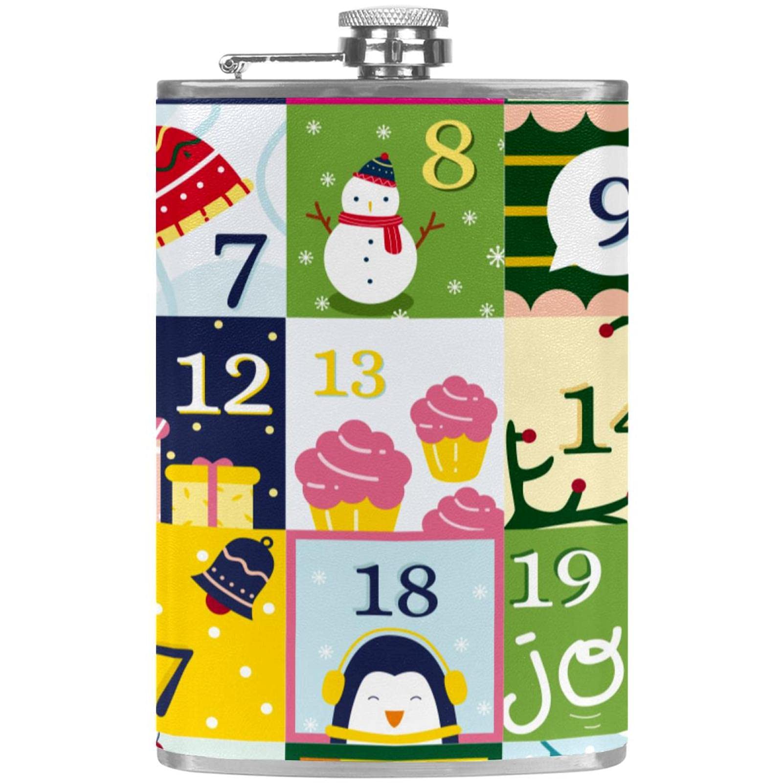 Flasque pour liqueur bonhomme de neige, le cadeau pour fête de Noël