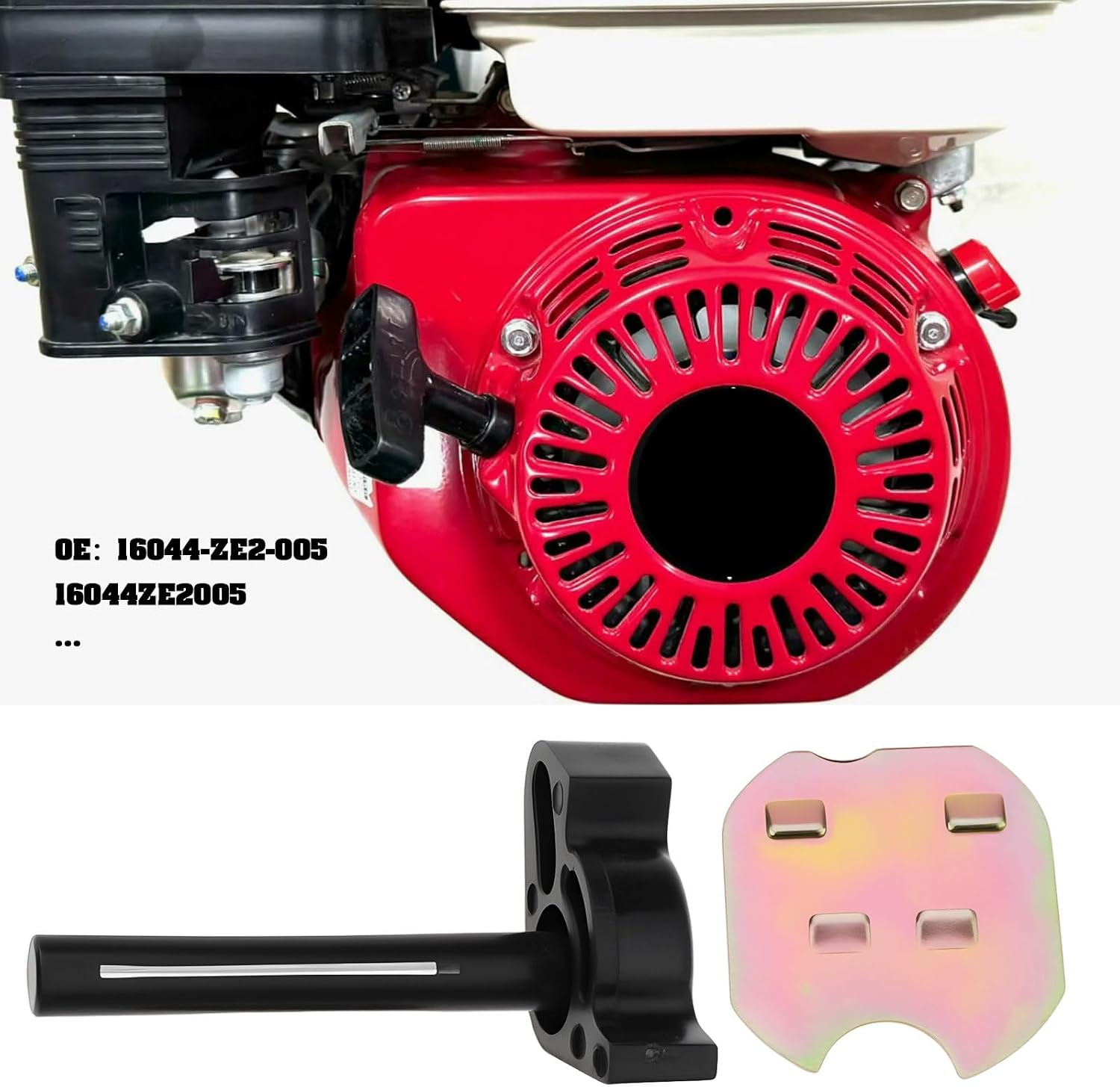 2 Set Choke Kit Lever and Plate replace OEM 16044-ZE2-005 16044ZE2005 Compatible with Honda GX240 GX270 GX160