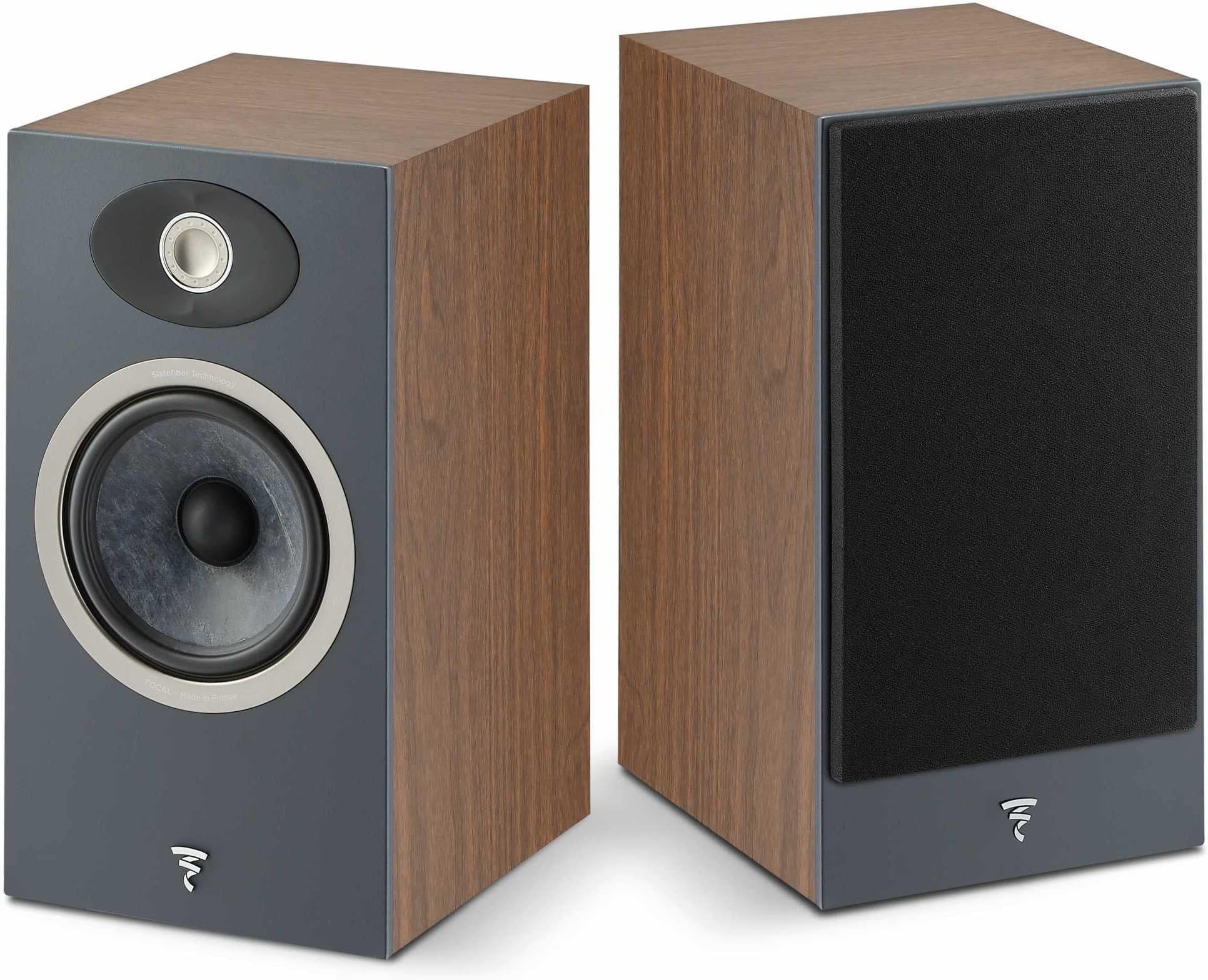 Theva N°1-2-Way Bookshelf Loudspeakers, Pair, Dark Wood - FTHEVAN1DW