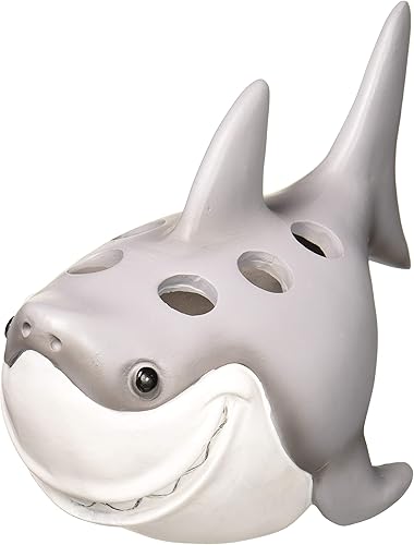 Miniatura 3 de Borders Unlimited Fish 'N Sharks - Soporte para cepillos de dientes, color blanco