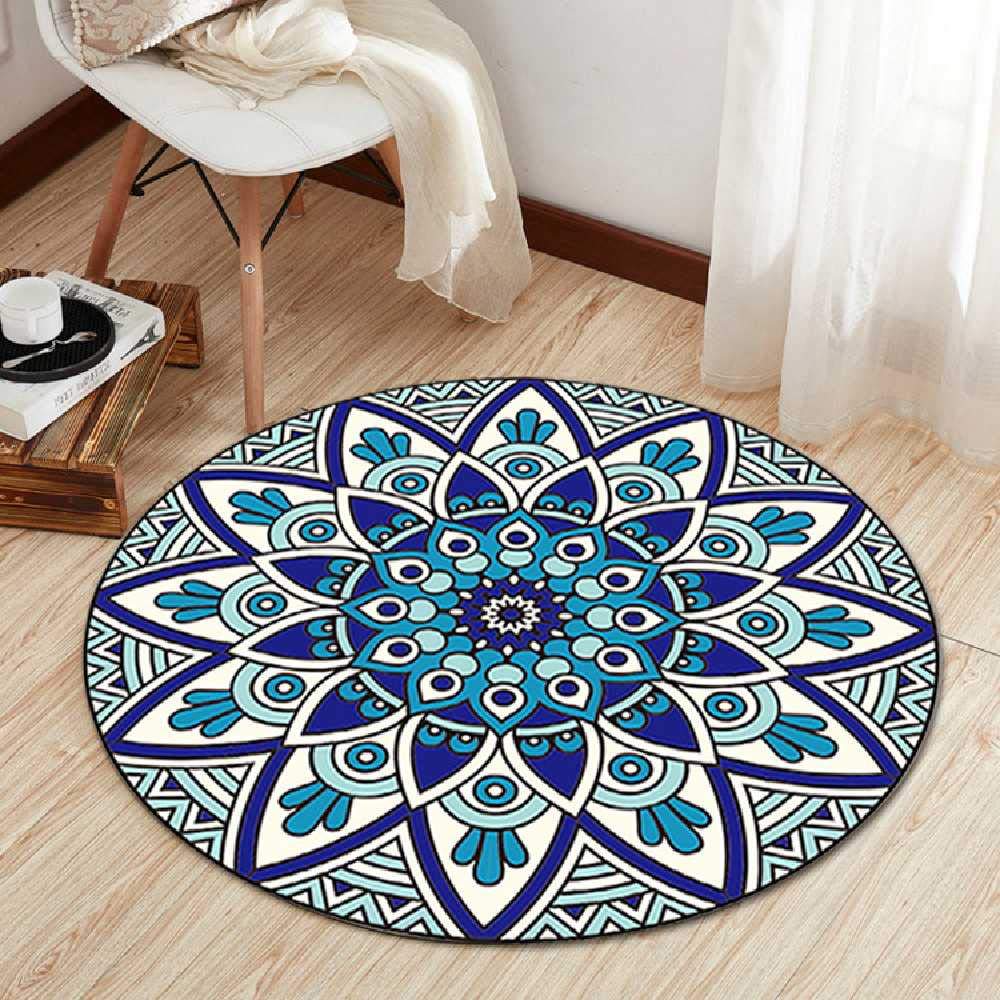 Tapis bohème 3D antidérapant fini les glissades salon et chambre 2m