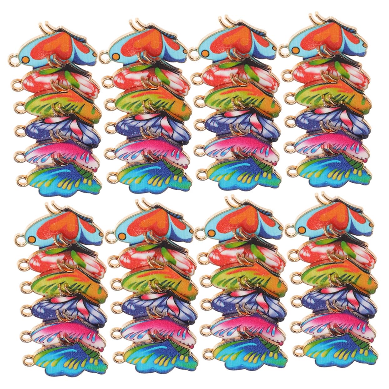 Tofficu Ciondolo Farfalla Ciondoli A Farfalla Colorati Bracciali Colorati Ciondoli Ciondoli Accessorio Per Gioielli Farfalla Ciondoli Per La Realizzazione Di Collane Lega