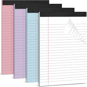 DANRONG Legal Pads 5 X 8, Note Pads College Ruled, Small - View #13