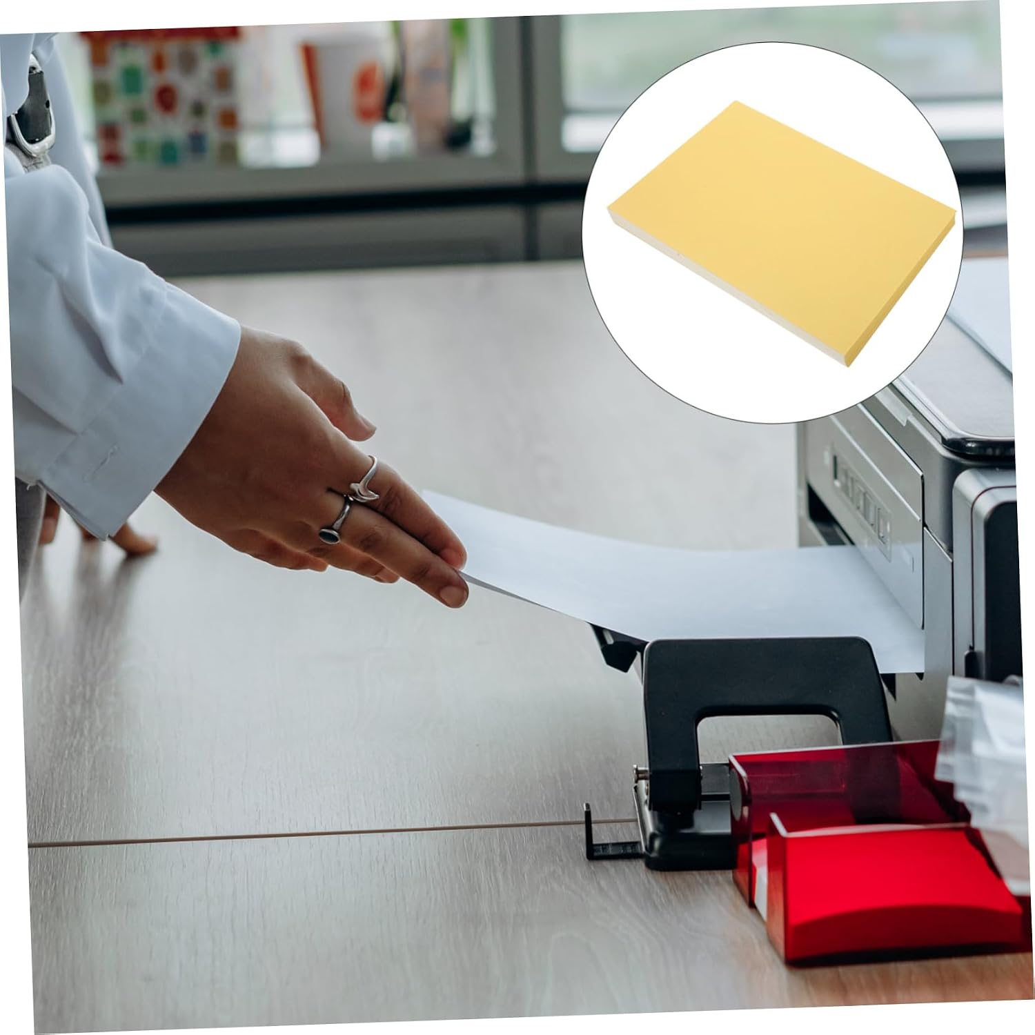 Generic 50 Sheets Printer Paper Blank Printer Paper for Convenient DIY Projects Thick and Smooth Design for Scrapbooking Card Making and Printing