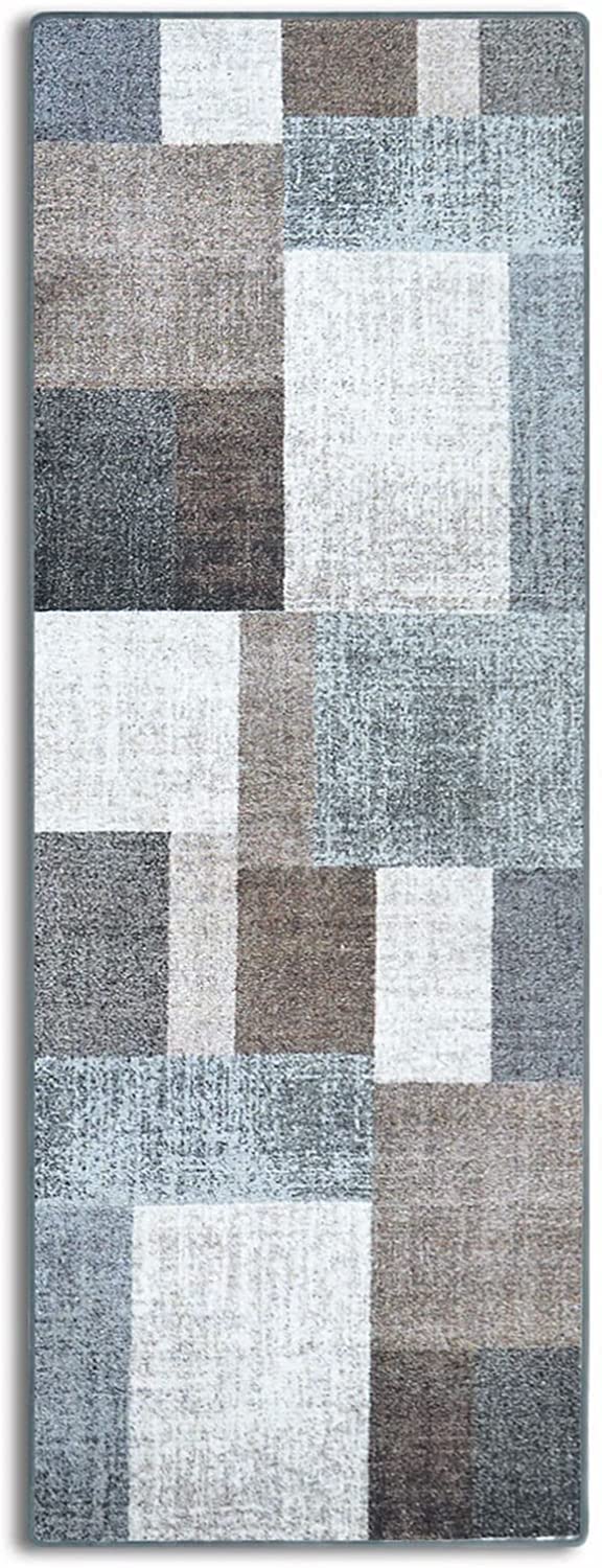 Floordirekt Teppich-Läufer Lucano 80 x 500 cm, Beige - Moderner Wohnteppich für Flur, Küche, Schlafzimmer - Meterware - rutschfest, robust & pflegeleicht