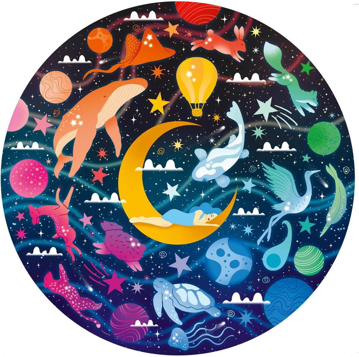 Circle of Colors: Dreams 500 Piece Jigsaw Puzzle for Adults - 12000818 - Handcrafted Tooling, Made in Germany, Every Piece Fits Together Perfectly