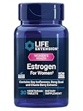Life Extension Estrogen for Women, Helps Relieve hot Flashes and Night Sweats, Soy isoflavones, Norway Spruce Extract, chasteberry, Hormone-Free, Gluten Free, Non-GMO, Vegetarian, 30 Tablet