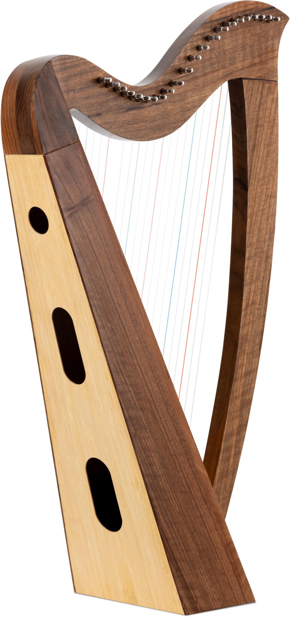 Classic Cantabile H-22 WN Arpa Celtica 22 corde, accordatura Mi bemolle maggiore, meccanica a semitoni, legno noce, include borsa e 2 chiavi, altezza 83,5 cm.